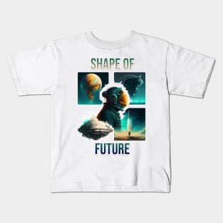 a cosmonaut from the future Kids T-Shirt